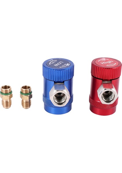 Araç Ac Yüksek/düşük Yan R1234YF Hızlı Kuplörler Adaptörler Dönüşüm Kiti Manuel Kuplörler (Yurt Dışından)