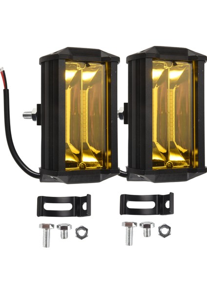 2x 5 Inç 72W LED Iş Lambaları Su Geçirmez Yol Kapsül Sis Işıkları Kamyonlar Için Sarı Lambalar Atv Polaris Tekne Golf Arabası (Yurt Dışından) modelleri
