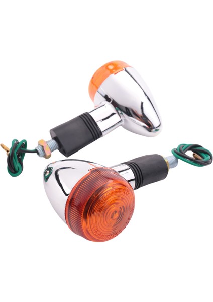 Motosiklet Turn Sinyalleri Honda Kawasaki Suzuki Yamaha Motosiklet Sokağı Standart Özel Bisiklet Kruvazörü Bobber Chopper (2pcs) (Yurt Dışından) fiyatları