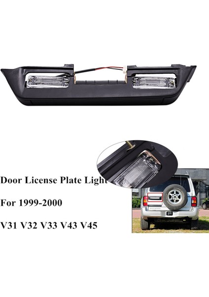 Plaka Işık Kuyruk Kapısı Kapısı Kayıt Mitsubishi Pajero Montero Shogun Mk Iı 2 90-2000 (Yurt Dışından) fırsatları