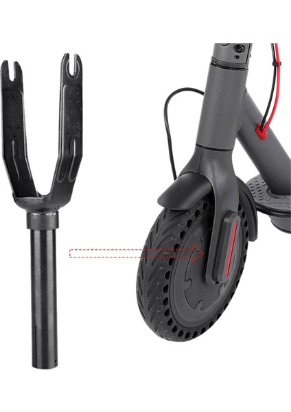 Elektrikli Scooter Front Fork Scooter Ön Tekerlek Braketi Xiaomi Mijia M365 Için (Yurt Dışından) indirimleri