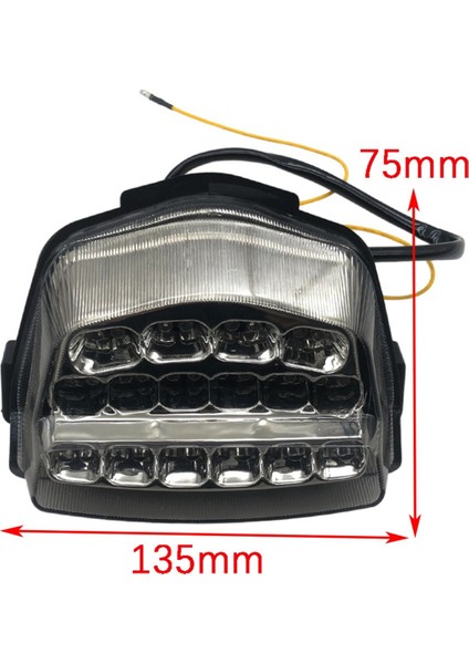 Motosiklet LED Turn Sinyal Kuyruk Işığı Honda CBR1000RR Cbr 1000RR 2008-2016 Motor Fren Arka Uçağı Siyah (Yurt Dışından) indirimleri