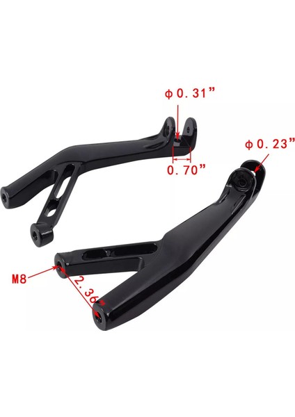 Yamaha Yamaha Yzf R1 R1S R1M 2015-2024 Için Motosiklet Arka Yolcu Ayağı Pegs Bracket (Yurt Dışından) fiyatları