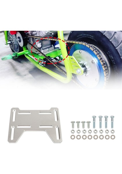 Motor Motor Montaj Ayarlanabilir Adaptör Plakası Mini Bike Go Kart 79CC 97CC 100CC Küçük 4 Strok Motor Için (Yurt Dışından) fırsatları
