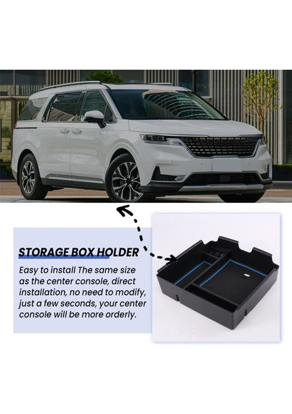 Kia Carnival Için 2021 2022 Otomobil Merkez Konsolu Kol Standı Saklama Kutusu Tutucu Iç Organizatör Eldiven Tepsisi Aksesuarları (Yurt Dışından) indirimleri