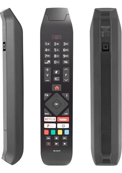 Vestel H0297C Netflix - Youtube Tuşlu Tv Kumandası