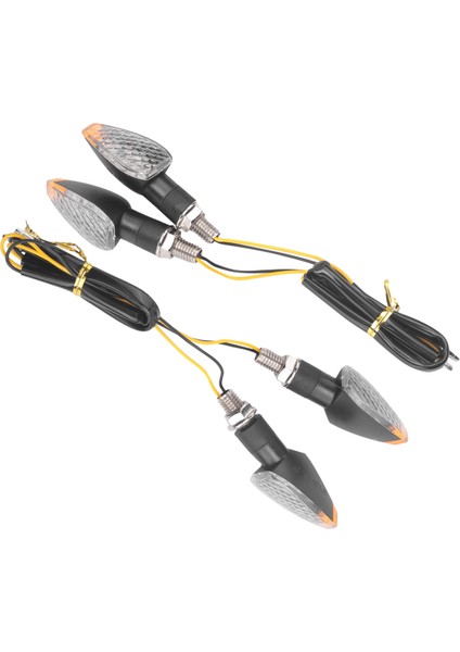 4 Parça Motosiklet Göstergeleri Akan Dönüş Sinyal Işıkları 14 LED 12V Motosiklet LED Göstergesi Yanıp Söner Amber Lamba (Yurt Dışından) fırsatları
