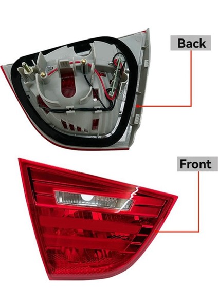 Araba Arka Iç Fren Kuyruğu Işığı Bmw E90 328I 335I M3 2008-2012 LED Fren Park Taillamp 63217289427 L (Yurt Dışından) fiyatları