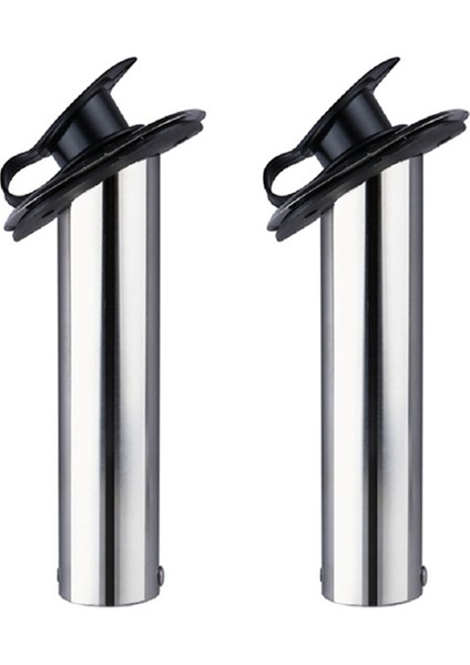 Balıkçı Çubuk Tutucu Paslanmaz Çelik Gömülü Balıkçı Çubuk Tutucu Deniz Tekne Aksesuarları, 30 Derece, 2 Pcs (Yurt Dışından)