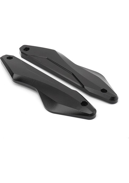 Motosiklet Ön Cam Ön Cam Braket Strip Trim Kiti XMAX300 Xmax 300 X-MAX300 2023 2024 (Siyah) (Yurt Dışından) modelleri