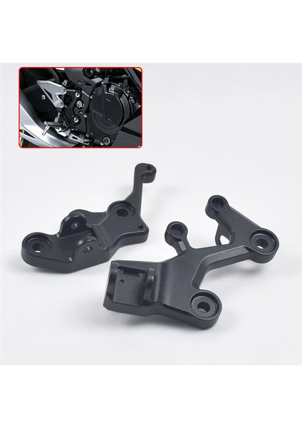 Motosiklet Pedalı Dağı Braket Ön Ayak Çarşamba Ayak Çarşamba Pegs Pedal Braketi Kawasaki NINJA400 Z400 2018-2022 (Sol) (Yurt Dışından) fırsatları