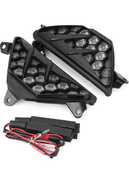 Kawasaki Ninja 250 300 400 Zx-6r Er-6f Z100 2012-2023 Için Motosiklet LED Dönüş Sinyalleri Göstergesi 6.4V Dirençli (Yurt Dışından)