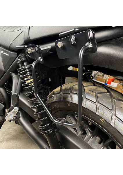 Motosiklet Yan Çanta Montaj Braketi Vintage Yan Çanta Seyahat Çantası Scrambler Honda CL250 CL500 2023 2024 (Yurt Dışından) fırsatları