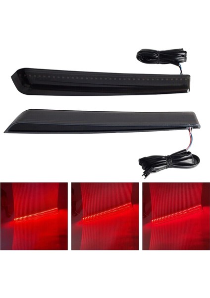 1paır Füme LED Saddlebag Yan Işaretçi Harley Touring Street Glide 2014-2024 Dönüş Sinyal Fren Lambası Için (Yurt Dışından) fırsatları