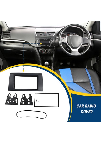 Suzuki Swift 2005-2010 Için 2 Dın Ses Paneli DVD Navigasyon Paneli Çerçeve Araba Fasias Stereo Radyo Paneli (Yurt Dışından) indirimleri