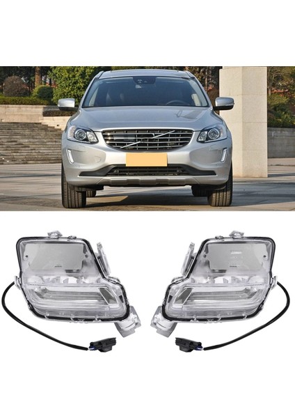 Volvo XC60 2014-2018 Araç Drl Gündüz Koşu Işığı Için Sağ Ön Tampon Sis Lambası Konum Lambası 31364331 (Yurt Dışından) modelleri