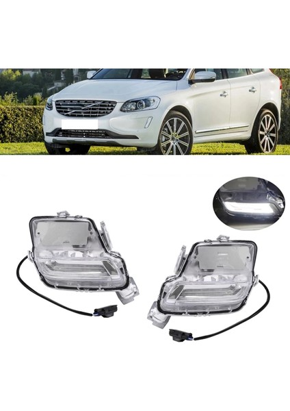 Volvo XC60 2014-2018 Araç Drl Gündüz Koşu Işığı Için Sağ Ön Tampon Sis Lambası Konum Lambası 31364331 (Yurt Dışından) fırsatları
