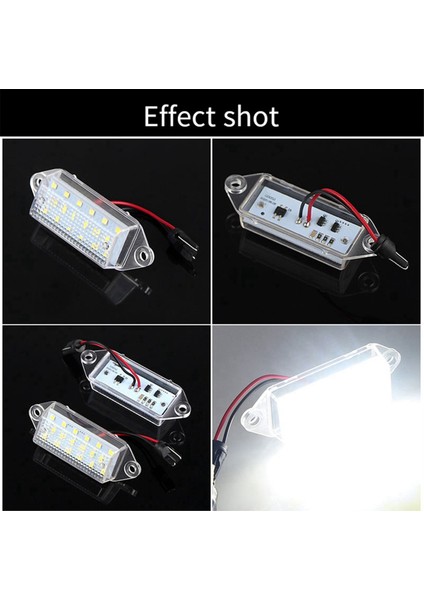 Mitsubishi Lancer Evo Vııı Için 2pcs LED Araba Numarası Plakası Açık Beyaz 2004-2008 Evo x 2008-2018 (Yurt Dışından) fiyatları