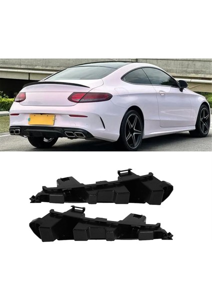 1paır Araç Arka Tampon Braketi Küçük Tutucu A2058800503 A2058800603 Mercedes-Benz C Sınıfı W205 2015-2021 Braket Taban (Yurt Dışından) indirimleri