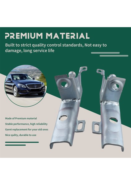 1paır Arka Vücut Egzoz Boru Braketi Mercedes-Benz E C-Serisi W205 W213 C238 S205 S213 15-19 A2054902440 A2054902640 (Yurt Dışından) indirimleri