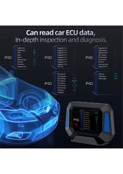 P21 Hud Kafa Yüksek Araç Bağışımızca Dijital Saat Gps Speedometre Obd2 Teşhis Araçları Enstrüman (Yurt Dışından) indirimleri