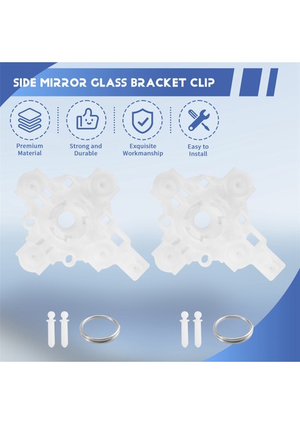 Sol Sağ Araba Yan Ayna Cam Lens Braket Klip Tutucu Honda Civic Accord Crv Fit Araba Yan Aynalar Testle (Yurt Dışından) fırsatları