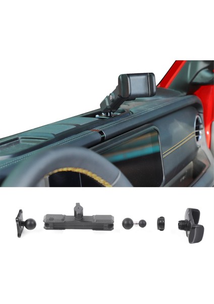 Jeep Wrangler Için Orta Konsol Dash Telefon Tutucu Jl Gladiator Jt 2024 Gösterge Paneli Telefon Montaj Braketi (Yurt Dışından) fırsatları