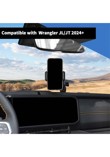 Jeep Wrangler Için Orta Konsol Dash Telefon Tutucu Jl Gladiator Jt 2024 Gösterge Paneli Telefon Montaj Braketi (Yurt Dışından) indirimleri