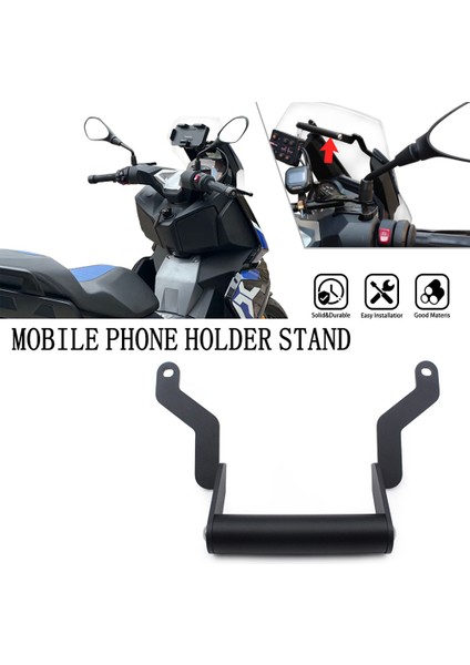 Motosiklet 12MM Telefon Tutucu Cep Telefonu Stand Bmw C400X 2019-2023 Için Navigasyon Montaj Braketi (Yurt Dışından) modelleri