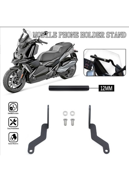 Motosiklet 12MM Telefon Tutucu Cep Telefonu Stand Bmw C400X 2019-2023 Için Navigasyon Montaj Braketi (Yurt Dışından) indirimleri