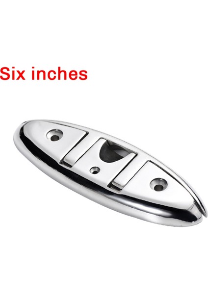 4pcs 6inch Paslanmaz Çelik Kepçesi Deniz Katlanabilir Tekne Kepçeleri Katlanır Güverte Demirleme Kepçesi Sifon Montajı Monte Tekne Yatları (Yurt Dışından)