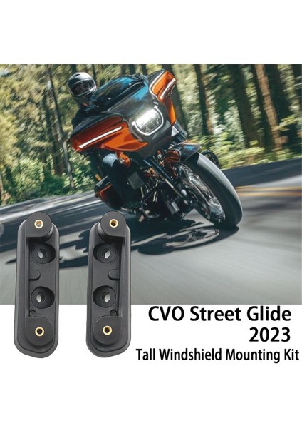 Harley Cvo Street Glide Için Motosiklet Uzun Ön Cam Montaj Kiti Braketi 2023 Flhxse Modelleri (Yurt Dışından) indirimleri