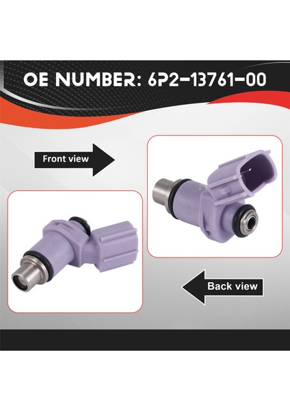 6P2-13761-00 Yamaha 225HP Için Yakıt Enjektör Nozusu 250HP 4 Strok Dışişli Motor Yakıt Besleme Motosiklet Yakıt Enjektör (Yurt Dışından) indirimleri