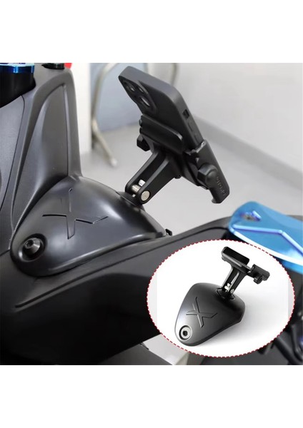 Yamaha Xmax X-Max 300 2017-2025 Aksesuarları Için Telefon Tutucu ile Motosiklet Talonu Üst Musluk Kapağı (Yurt Dışından) fiyatları