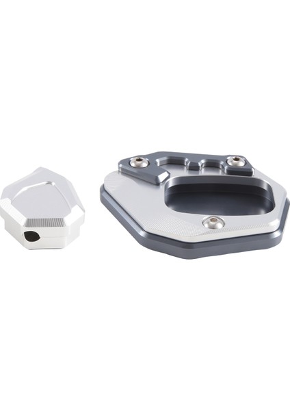 Motosiklet Yan Kickstand Stant Ayakkabıları Büyütme Uzatma Ayak Pedi Voge 525 Dsx DS525X 2023- (Titanyum Rengi) (Yurt Dışından) modelleri