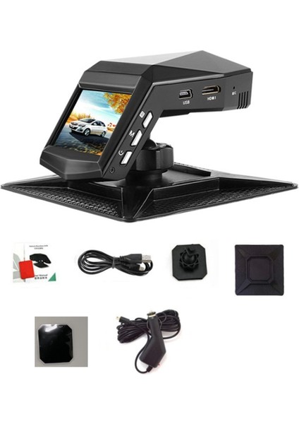 1080P Full Hd Dash Cam Araç Video Merkez Konsol LCD Araba Dvr Video Kaydedici Park Monitörü (Yurt Dışından)