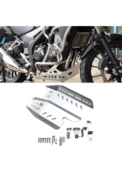 Honda CB500X Için Cb 500X CB400X 2019 2020 2021 Motosiklet Motor Koruma Kapak Şasisi Koruma Plakası Altında Gümüş (Yurt Dışından) fırsatları