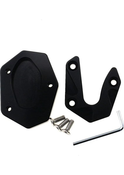 Motosiklet Kickstand Extension Plaka Ayak Tarafı Stand Augusta TV800 800SCS (Siyah) (Yurt Dışından) indirimleri