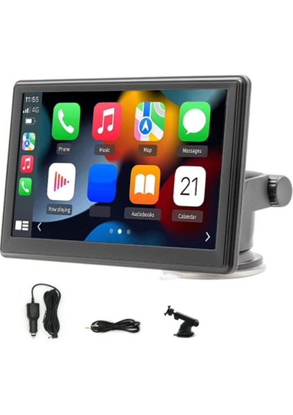 7 Inç Kablosuz Carplay Android Otomatik Oyuncu Araba Gps Navigasyon Cep Telefonu Arabağlantı Multimedya Bluetooth Araba Mp5 (Yurt Dışından)
