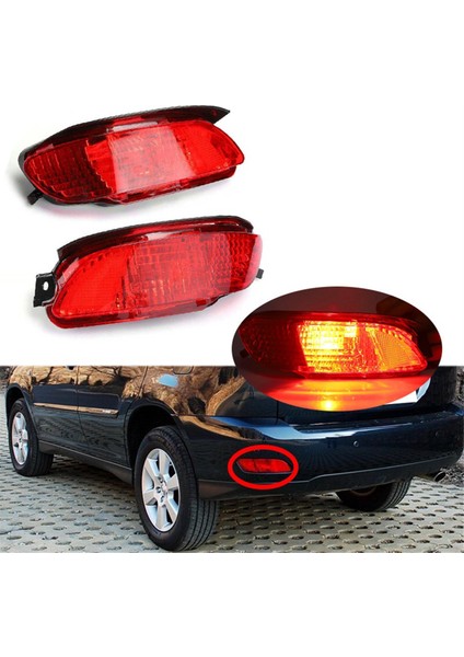 1paır Araç Yan Işaretleyici Lamba Montajı (Lh+Rh) Lexus RX330 RX400H RX350 RX350 Arka Tampon Işığı 819200E010 819100E010 (Yurt Dışından) fırsatları