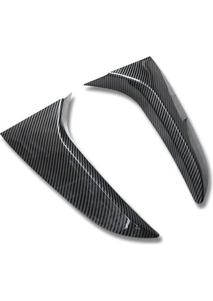 Abs Karbon Fiber Arka Cam Arka Kanat Üçgen Dekoratif Şerit Panel Subaru Crosstrek 2024 (Yurt Dışından)