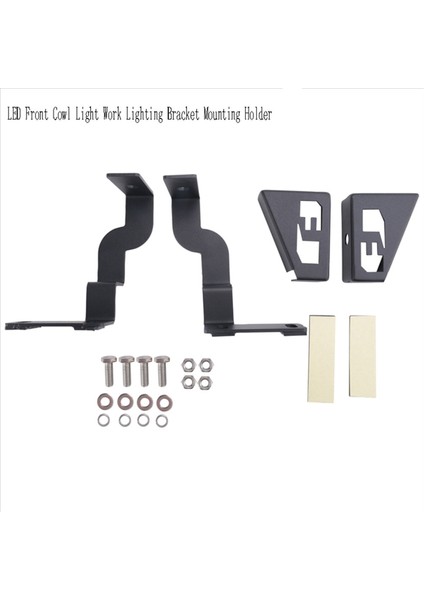Toyota Fj Cruiser 2007-2016 Hood Spotlight Braketi Için Araba LED Ön Kaput Işık Iş Aydınlatma Braket Montaj Tutucu (Yurt Dışından) modelleri