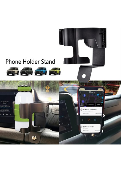 Araba Su Kupası Tutucu Telefon Tutucu Stand Suzuki Jimny JB74 JB64 JB43 2018-2022 (Yurt Dışından) fırsatları