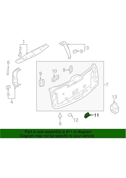 Bej Liftgate Iç Saplama Çekme 90940-1LA0B Nissan Infiniti Q50 Q60 QX80 G37 G25 Murano Pathfinder Bagaj Kapağı Çekme (Yurt Dışından) indirimleri