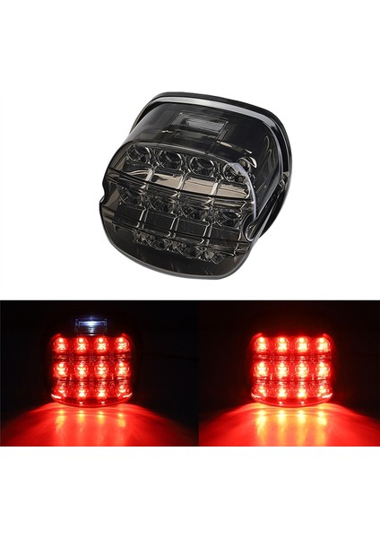 Motosiklet Siyah LED Fren Kuyruğu Işık Plakası Harley Dana Road King Electrolux Için Arka Lamba 99-17 Fxdl (Yurt Dışından) fiyatları