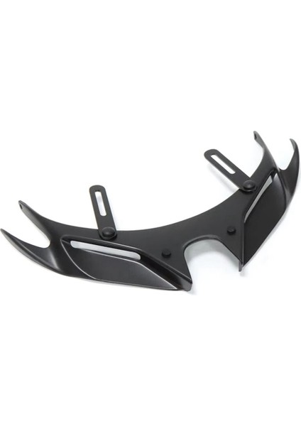 Motosiklet Ön Kaplama Kanat Dökümleri Aerodinamik Kanat Yan Kanatlar Honda Forza 350 NSS350 2023 2024 Siyah (Yurt Dışından)