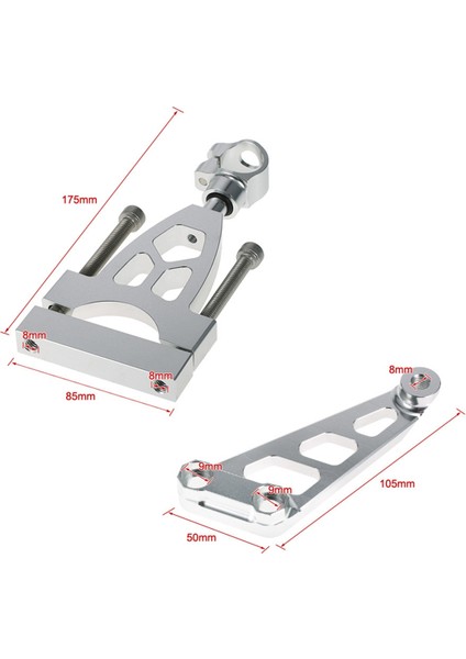 Honda CB400 Vtec 1999 Için Motosiklet Direksiyon Damper Montaj Braketi- Motosiklet Modifikasyon Parçaları Gümüş (Yurt Dışından) fiyatları