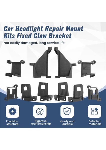 Sol+Sağ Far Onarım Braket Kitleri 63117205837 63117205838 Bmw X5 E70 X6 E71 E72 Hibrid Far Montaj Braketi (Yurt Dışından) indirimleri