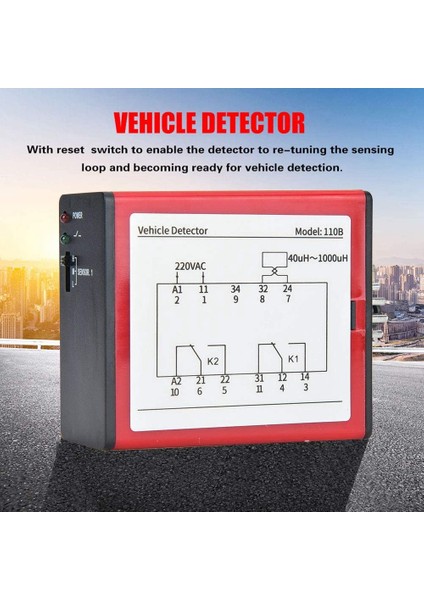 110B Araç Dedektörü AC220V Tek Kanallı Endüktif Araç Döngü Dedektörü Otopark Erişim Kontrolü (Yurt Dışından) indirimleri