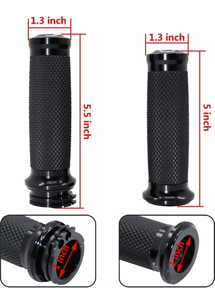 Evrensel 1in 25MM El Korunuyor Harley Touring Sportster 883 1200 Xr Için Suzuki Black Için Motosiklet Tutma Talonu Talonu (Yurt Dışından) modelleri